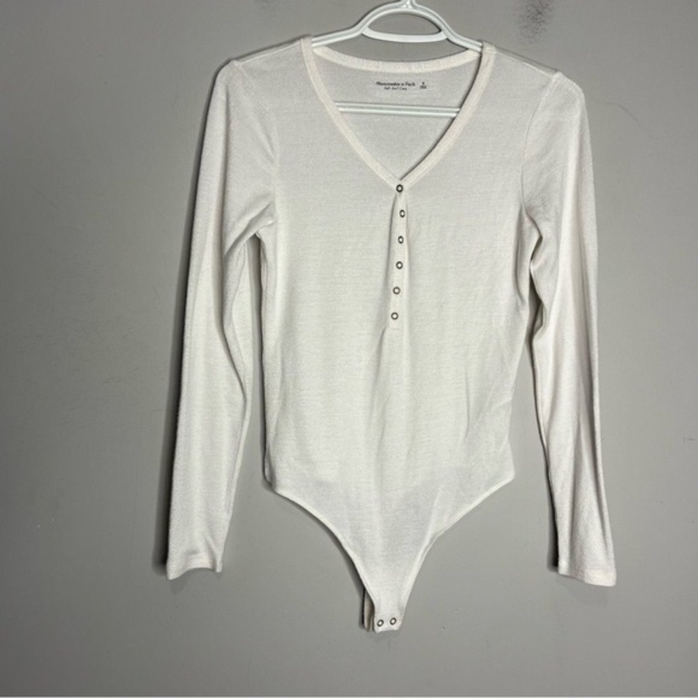 White Long Sleeve Bodysuit